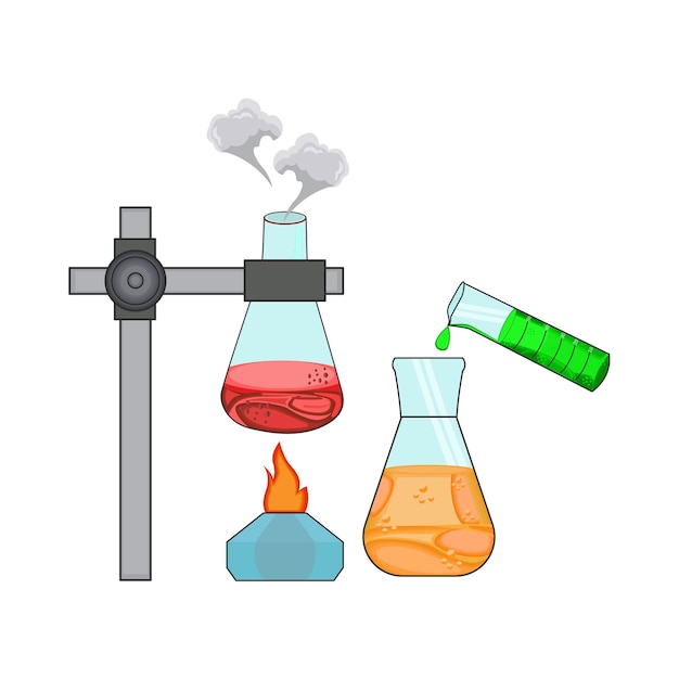 Vector illustratie van de chemie