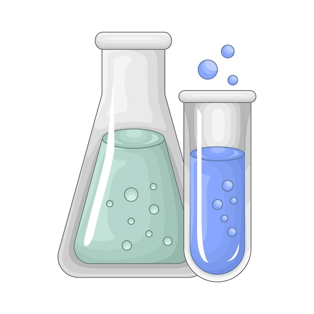 Illustratie van de chemie