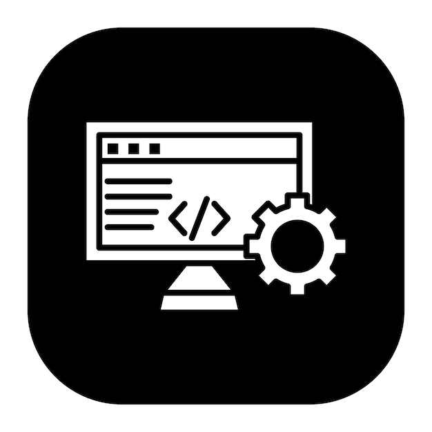 Illustratie van de code deployment vector