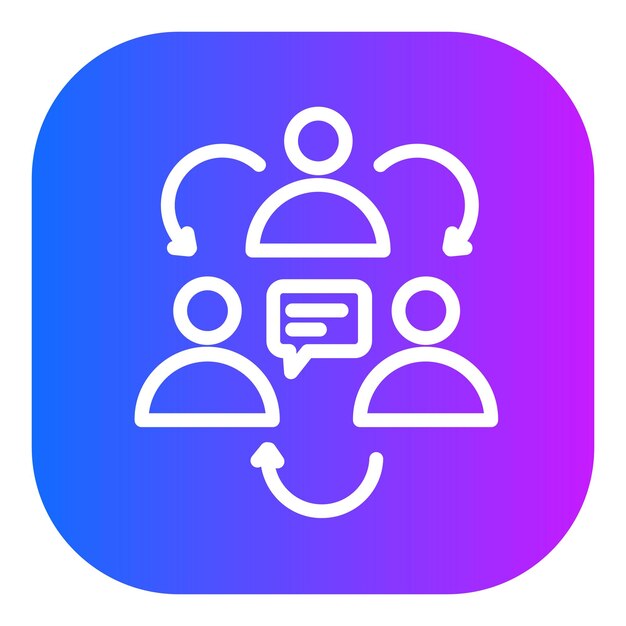 Illustratie van de communicatievector