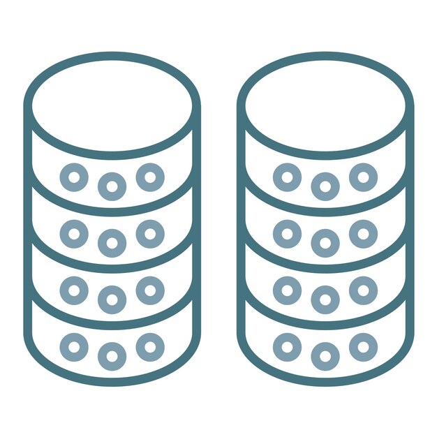 Illustratie van de databank
