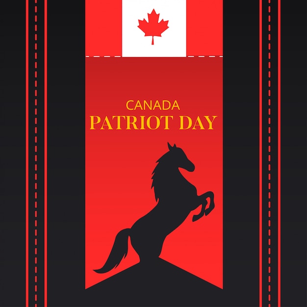 Illustratie van de de patriotdag van canada