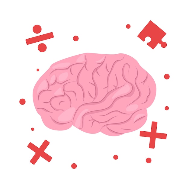 Illustratie van de hersenen