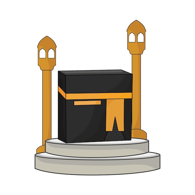 Vector illustratie van de kabah