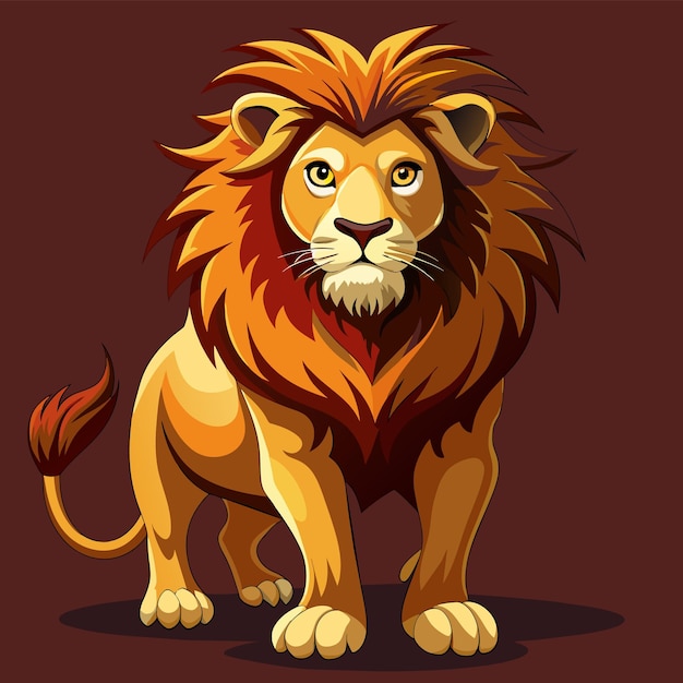 illustratie van de leeuw
