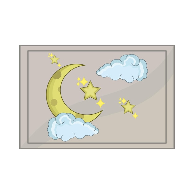 Illustratie van de maan
