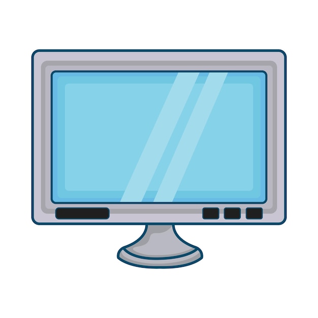 Illustratie van de monitor
