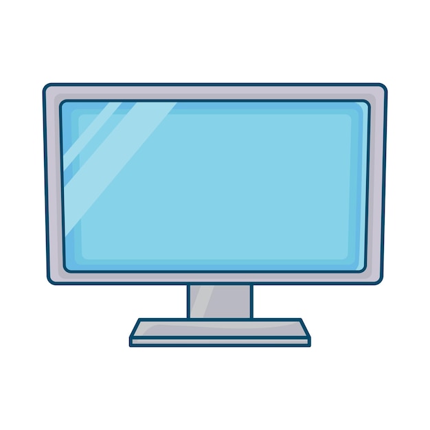 Illustratie van de monitor