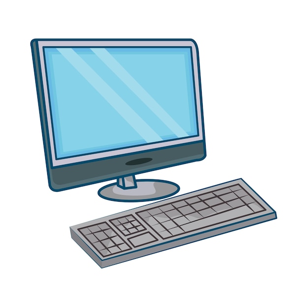 Illustratie van de monitor