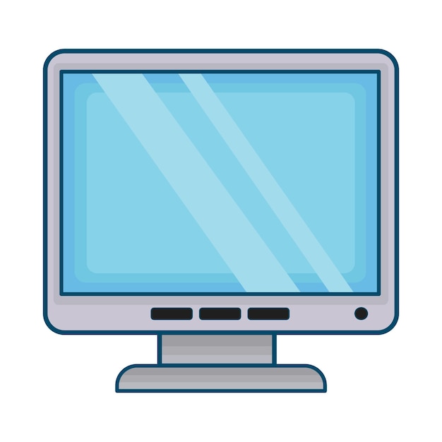Illustratie van de monitor