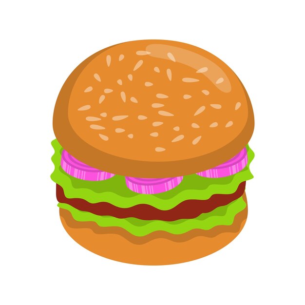 Illustratie van de Nationale Hamburgerdag