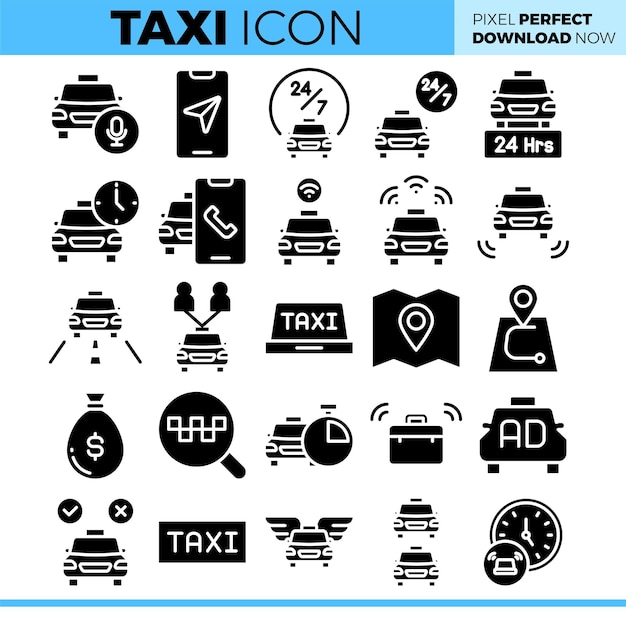 Illustratie van de taxi