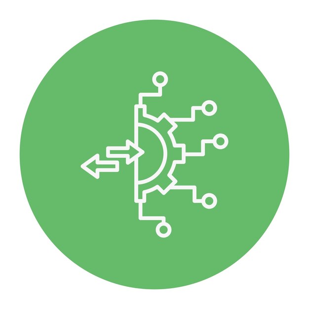 Illustratie van de vectorintegratie