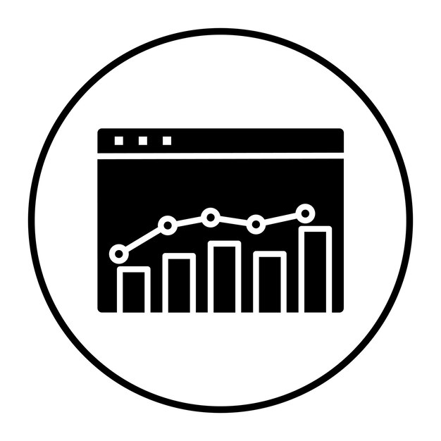 Illustratie van de verkeersvector van de website