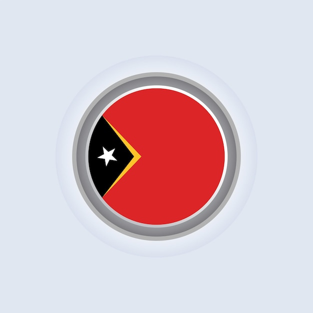 Illustratie van de vlag van oost-timor template