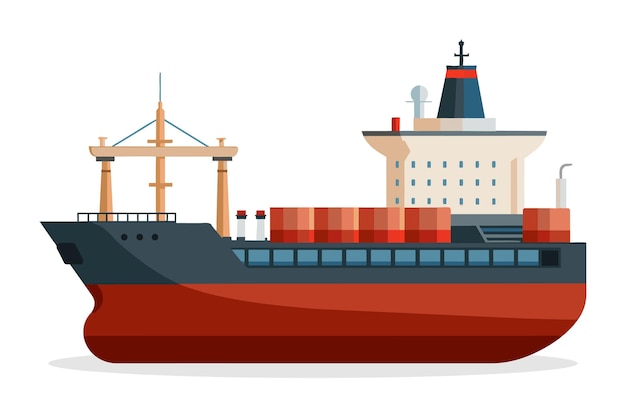 Illustratie van de watervervoersvector van het bulkvoertuig