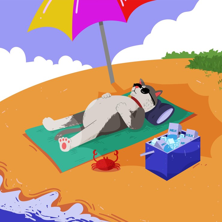 Vector illustratie van de zomer