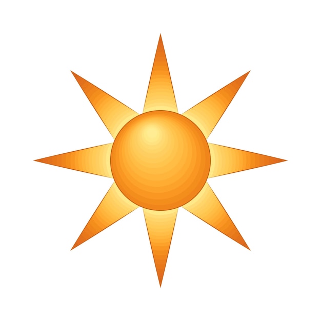 Illustratie van de zon