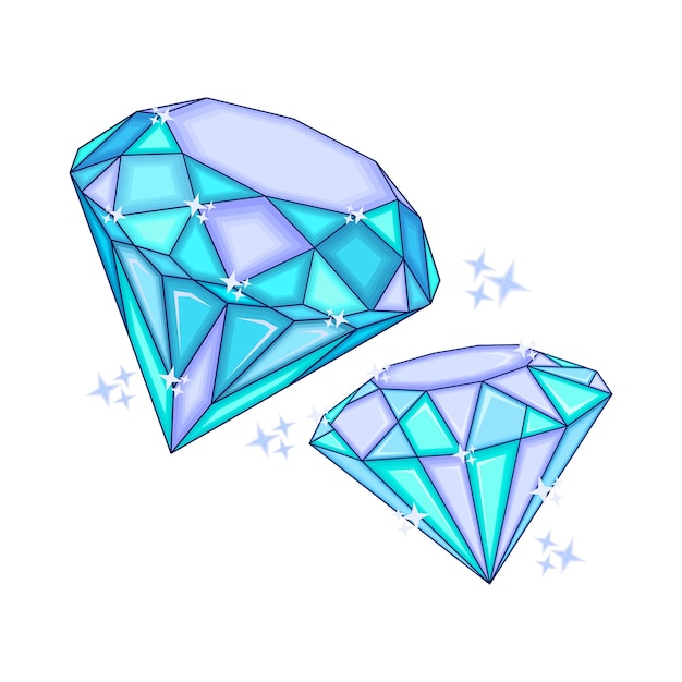 Illustratie van diamant