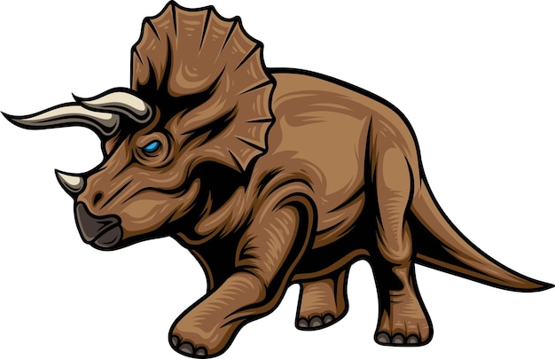 Illustratie van dinosaurus met premium kwaliteit voorraad vector