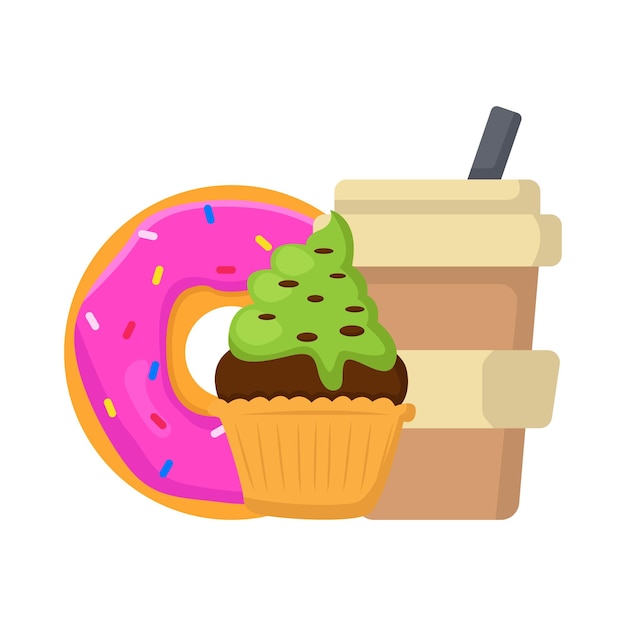 Illustratie van Donut