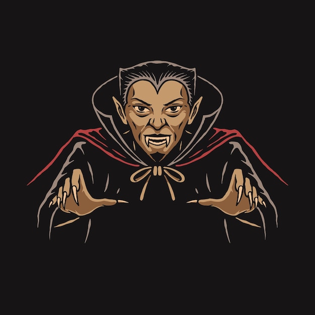 Vector illustratie van dracula