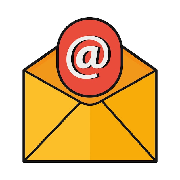 Illustratie van e-mail