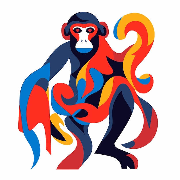 Illustratie van een aap
