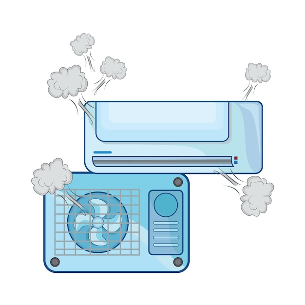 Illustratie van een airconditioner