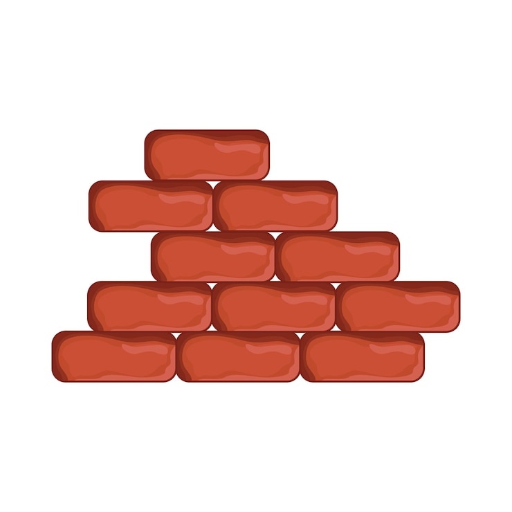 Vector illustratie van een baksteen