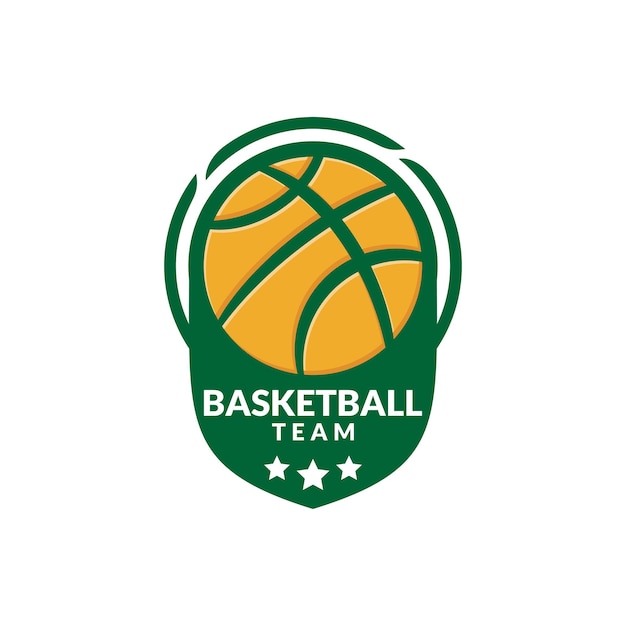 Illustratie van een basketbal. goed voor het logo van het basketbalteam of andere zaken die met sport te maken hebben.