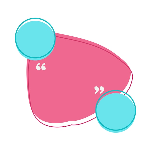 Vector illustratie van een bubbelschat