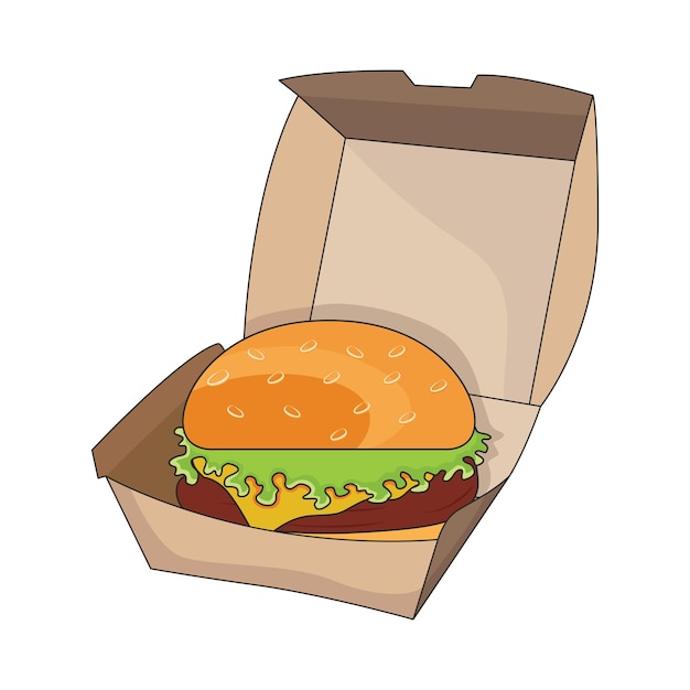 Illustratie van een burger