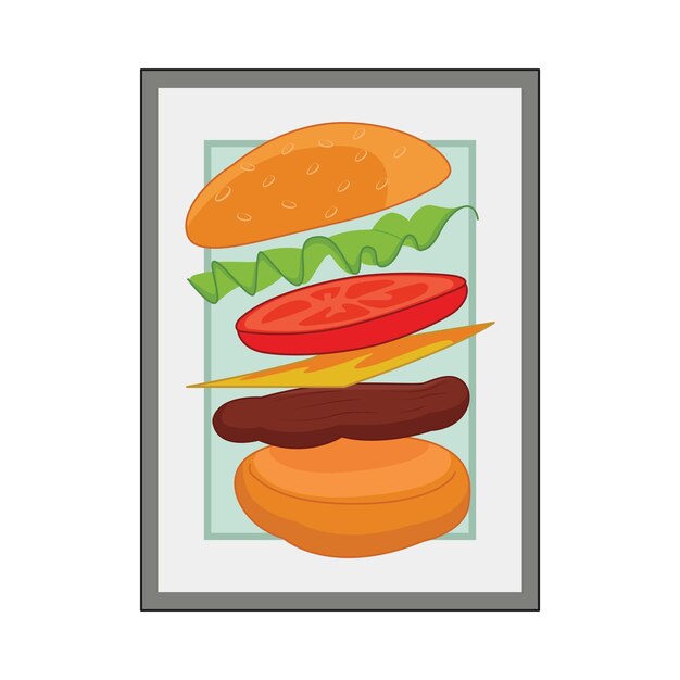 Illustratie van een burger