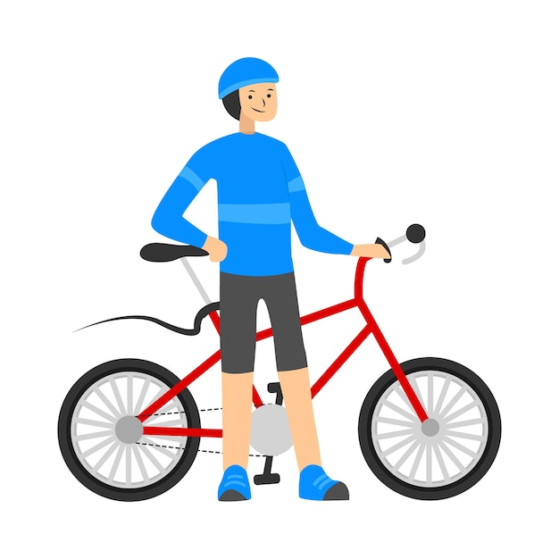 Vector illustratie van een fiets