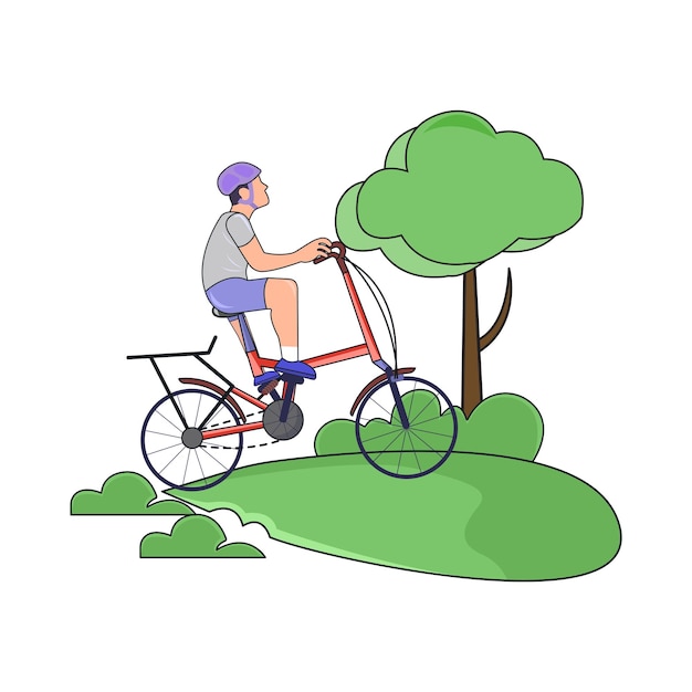 Illustratie van een fiets