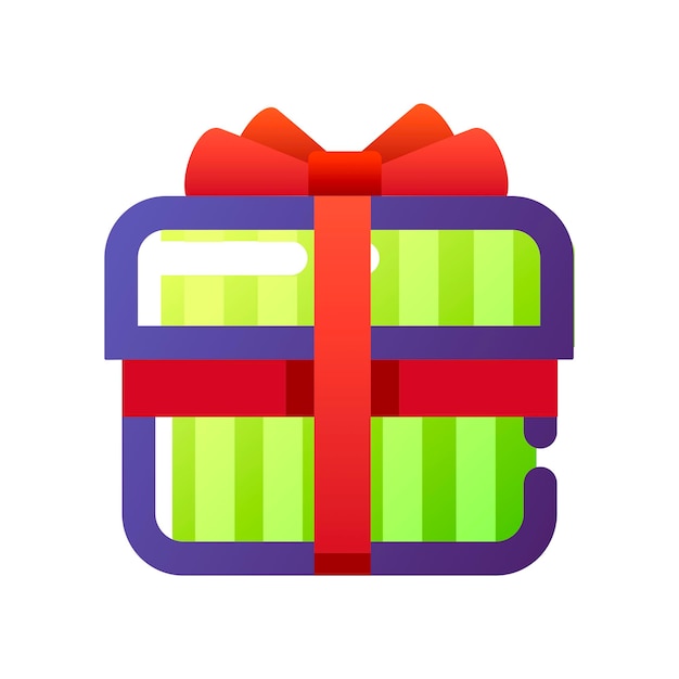 Illustratie van een geschenk Icon geschenk