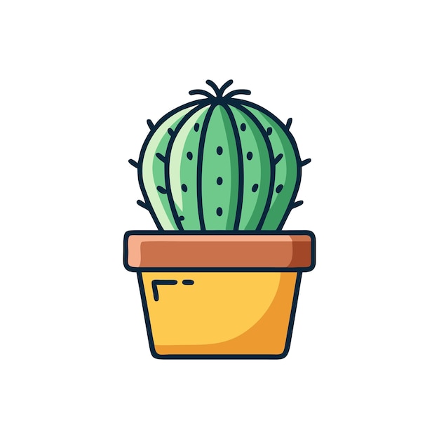 Illustratie van een kamerplant