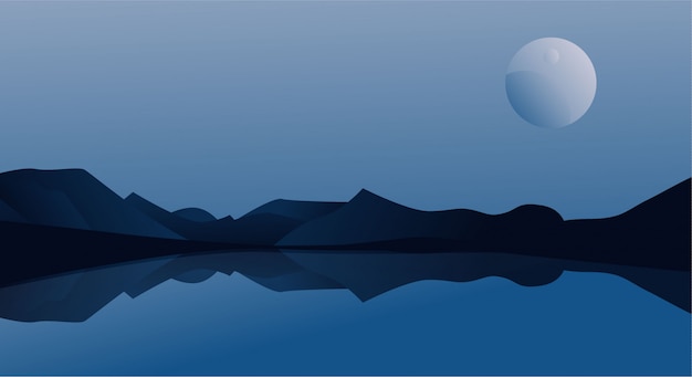 Illustratie van een klassieke blauwe aard als achtergrond