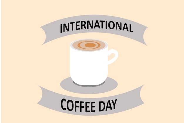 Vector illustratie van een kopje koffie