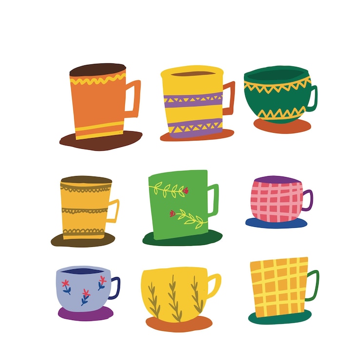Vector illustratie van een kopje thee