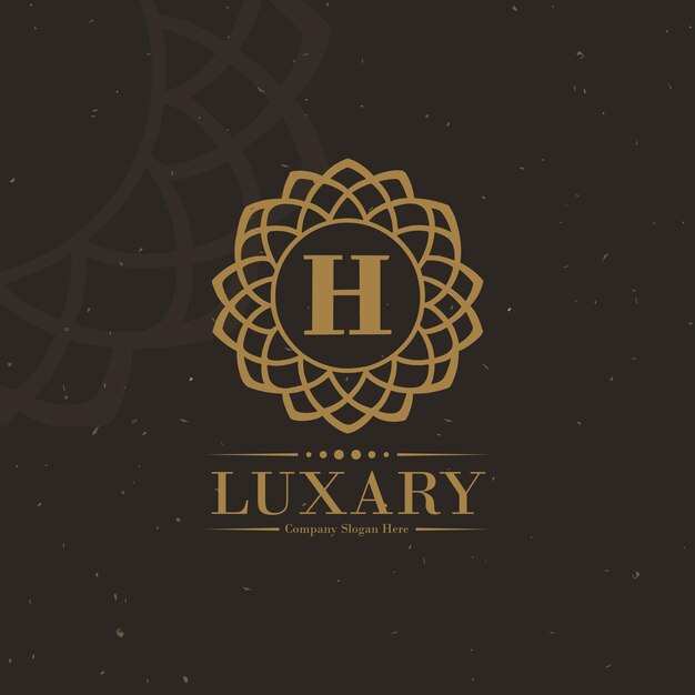 Vector illustratie van een luxe logo