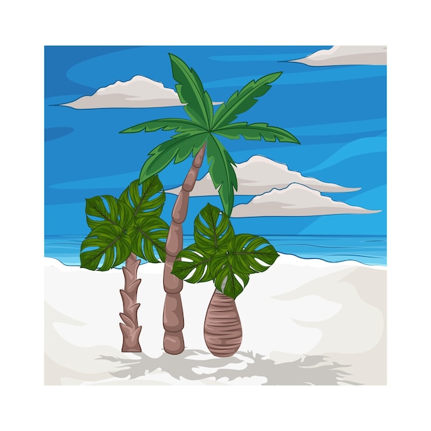 Illustratie van een palm