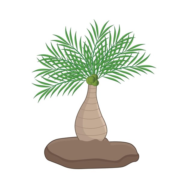 Vector illustratie van een palm