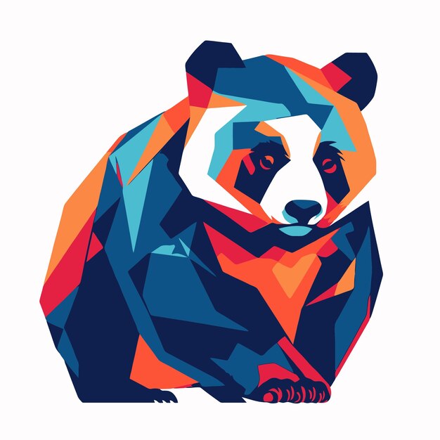 Vector illustratie van een panda