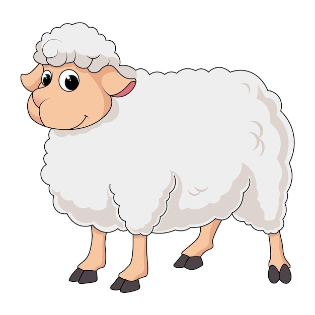 illustratie van een schaap