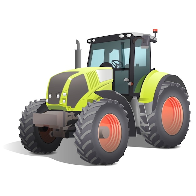 Vector illustratie van een tractor