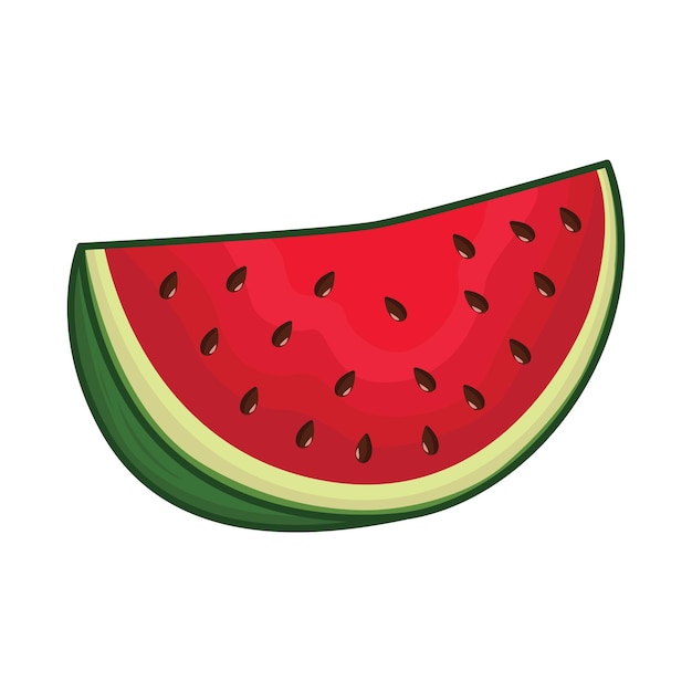 Illustratie van een watermeloen
