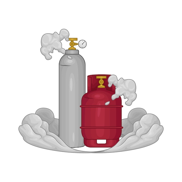 Vector illustratie van gas