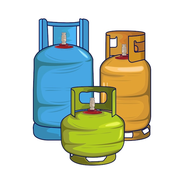 Vector illustratie van gas